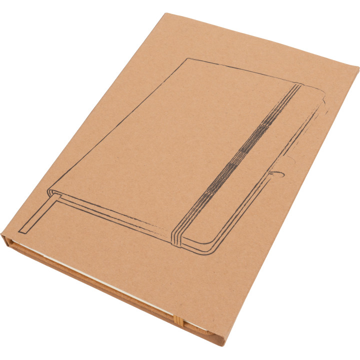 Notatnik A5 w linie ze skóry z recyklingu TRACY