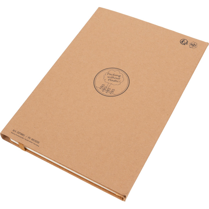 Notatnik A5 w linie ze skóry z recyklingu TRACY