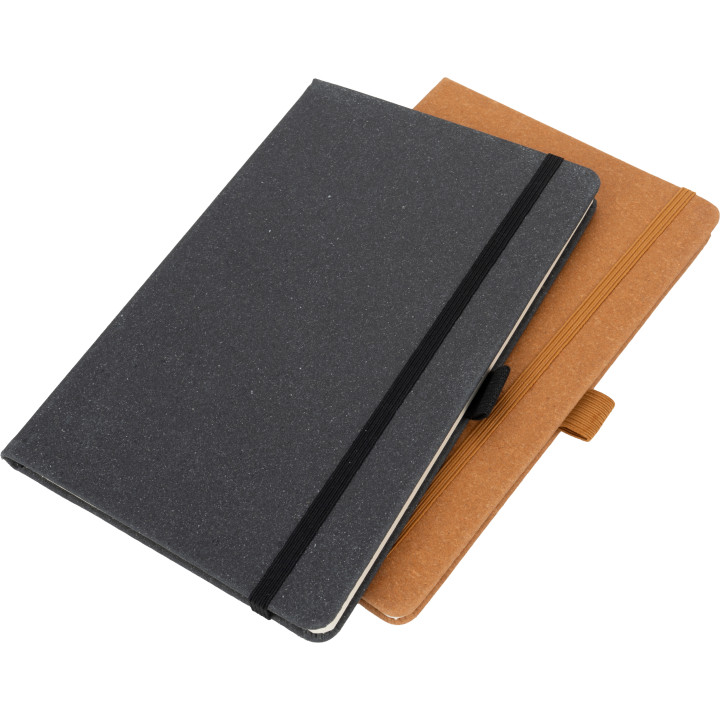 Notatnik A5 w linie ze skóry z recyklingu TRACY