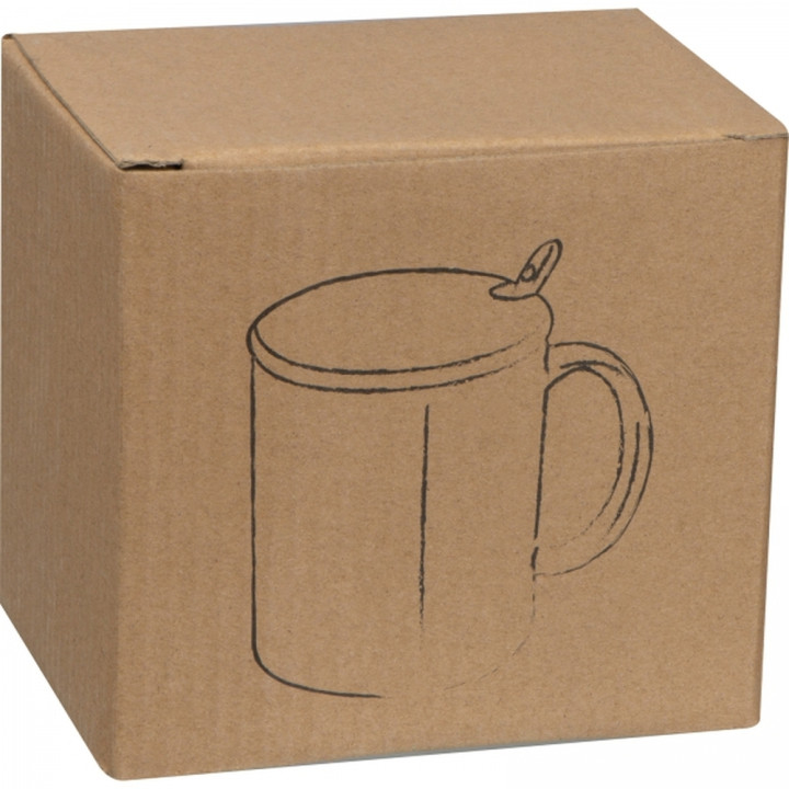 Kubek ceramiczny z łyżeczką 300 ml LOTHAR