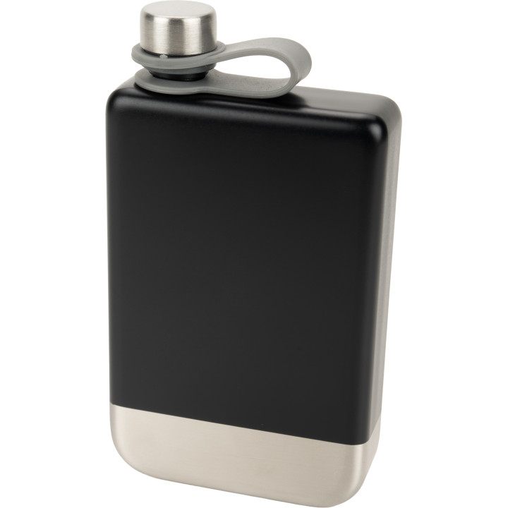 Zestaw piersiówka 266 ml, kieliszki 30 ml i lejek TAHAT Schwarzwolf