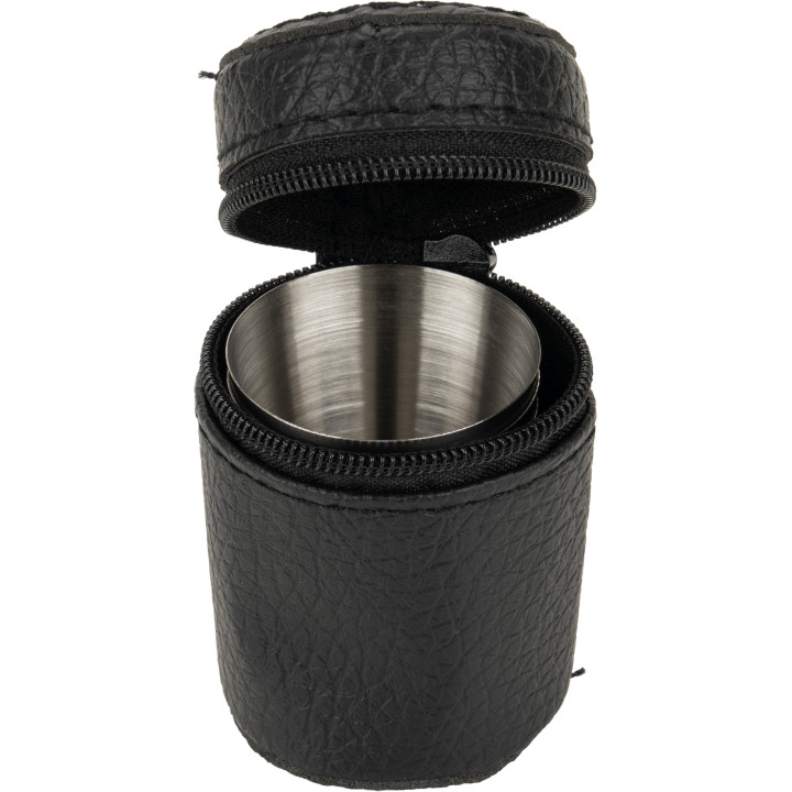 Zestaw piersiówka 266 ml, kieliszki 30 ml i lejek TAHAT Schwarzwolf