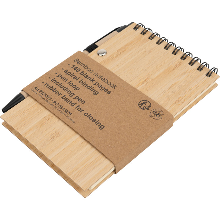 Notatnik A6 z czystymi stronami i długopisem ELSA