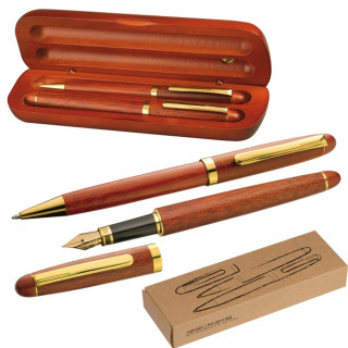 Zestaw piśmienny długopis i pióro wieczne DIRK