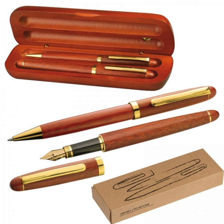 Zestaw piśmienny długopis i pióro wieczne DIRK