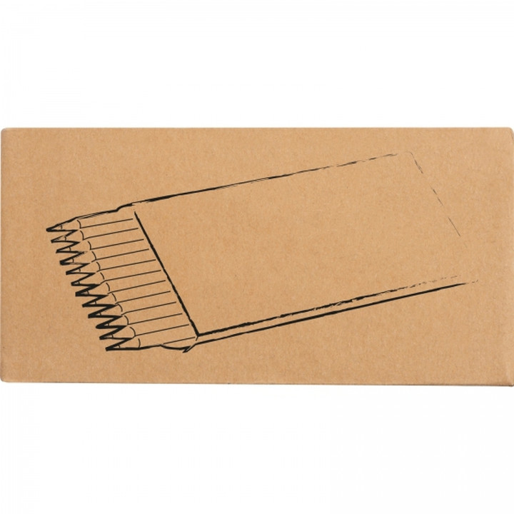 Kredki drewniane 12 kolorów MATEO