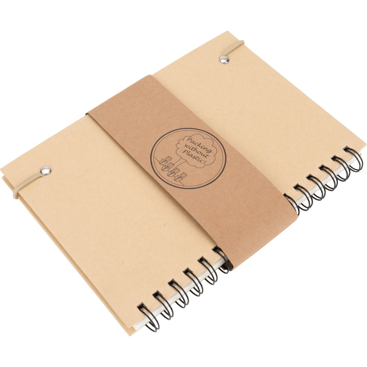 Notatnik A5 w linie z papieru z recyklingu ALINA