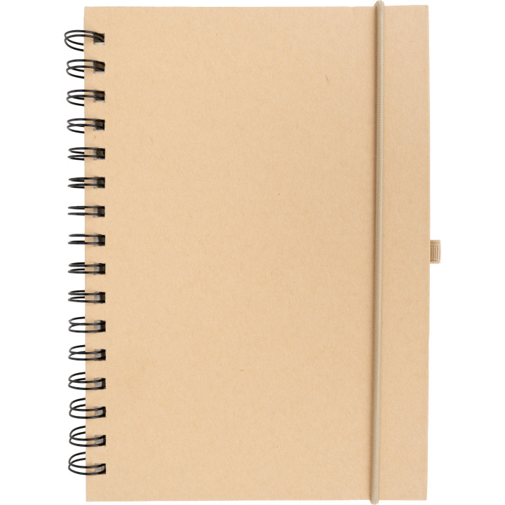 Notatnik A5 w linie z papieru z recyklingu ALINA