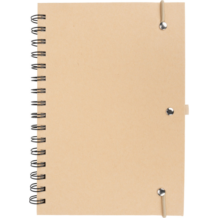 Notatnik A5 w linie z papieru z recyklingu ALINA