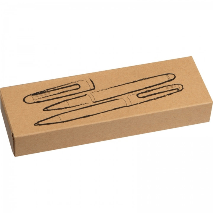 Zestaw piśmienny długopis i pióro wieczne JONATHAN