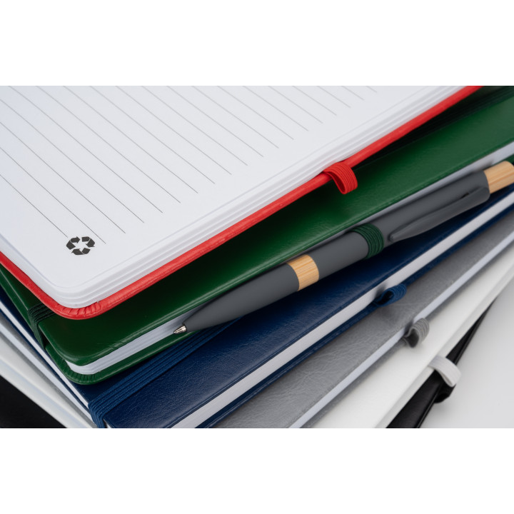 Notatnik A5 w linie z PU z recyklingu CLEO