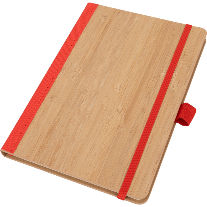 Notatnik A5 w linie z poliestru z recyklingu TEOFILO