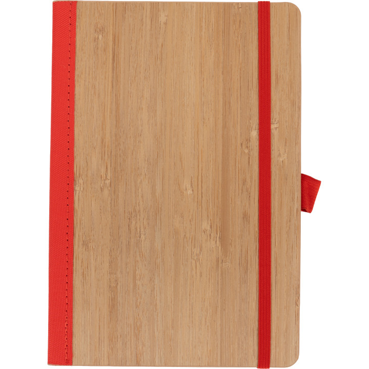 Notatnik A5 w linie z poliestru z recyklingu TEOFILO