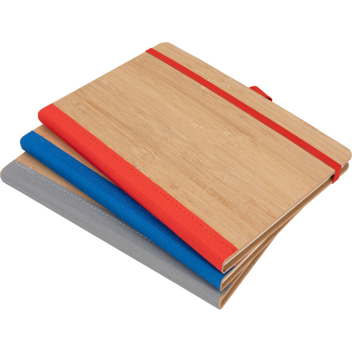 Notatnik A5 w linie z poliestru z recyklingu TEOFILO