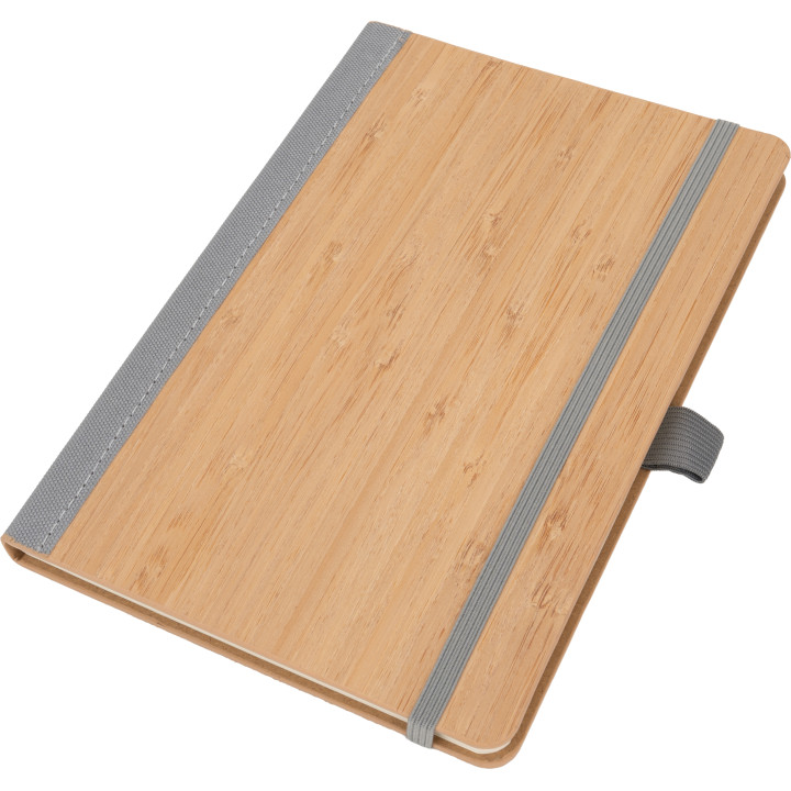 Notatnik A5 w linie z poliestru z recyklingu TEOFILO