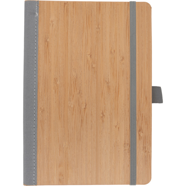 Notatnik A5 w linie z poliestru z recyklingu TEOFILO