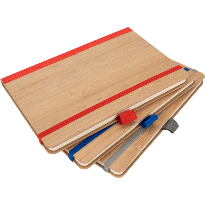 Notatnik A5 w linie z poliestru z recyklingu TEOFILO