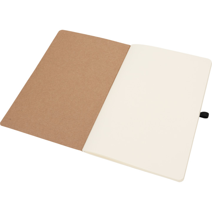 Notatnik A5 z czystymi stronami i długopisem z materiałów z recyklingu CHLOE