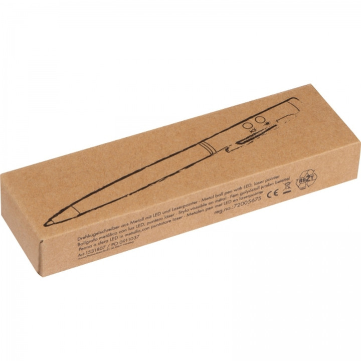 Długopis metalowy ze wskaźnikiem laserowym ELSIE