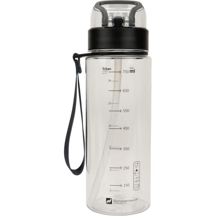 Butelka z tritanu 850 ml SEYHAN Schwarzwolf