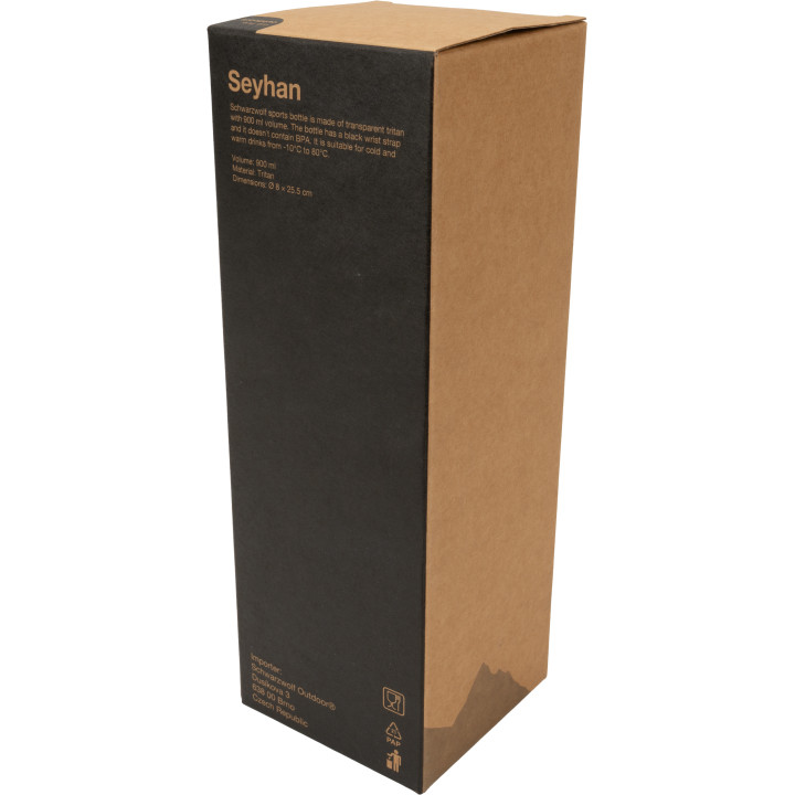 Butelka z tritanu 850 ml SEYHAN Schwarzwolf