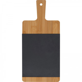 Deska kuchenna bambusowa z łupkiem GEMMA