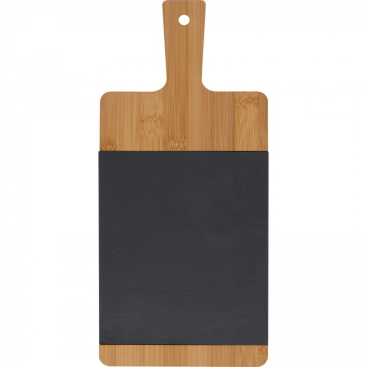 Deska kuchenna bambusowa z łupkiem GEMMA