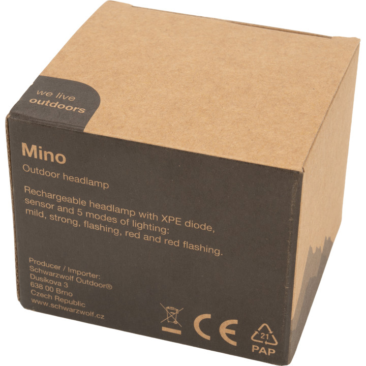 Latarka czołowa MINO Schwarzwolf