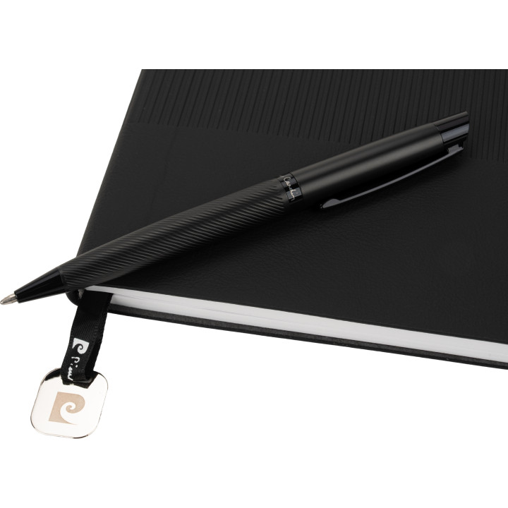 Notatnik A5 w linie z długopisem metalowym CHANTAL Pierre Cardin