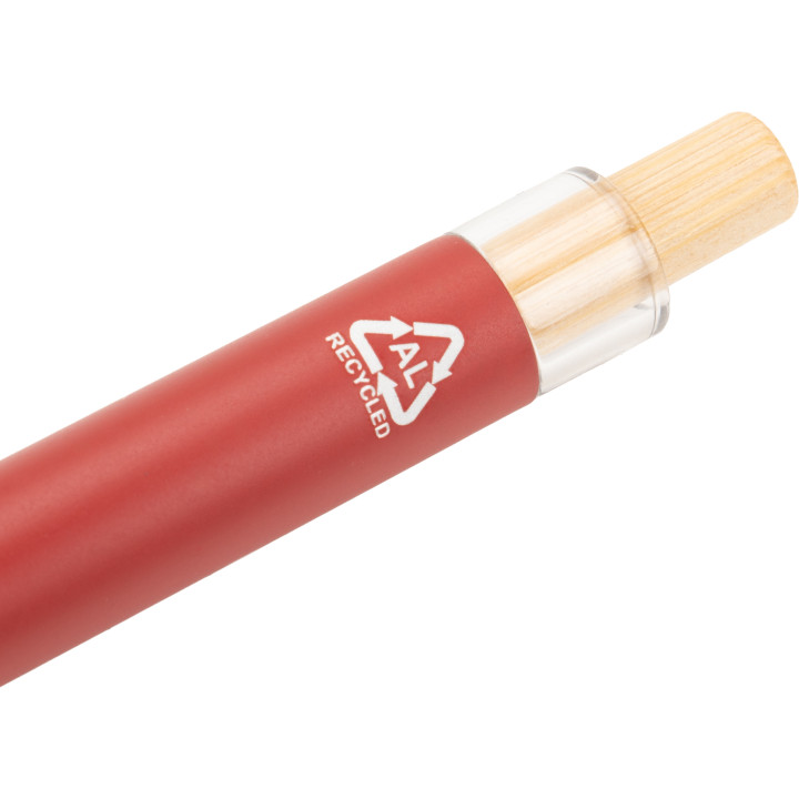 Zestaw piśmienny długopis półżelowy i ołówek automatyczny z aluminium z recyklingu SIEGFRIED