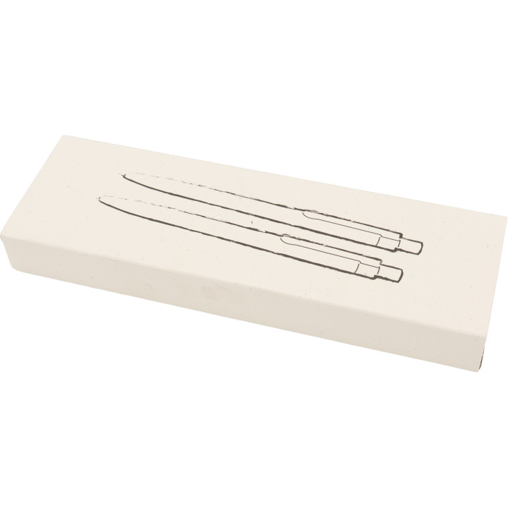 Zestaw piśmienny długopis półżelowy i ołówek automatyczny z aluminium z recyklingu SIEGFRIED