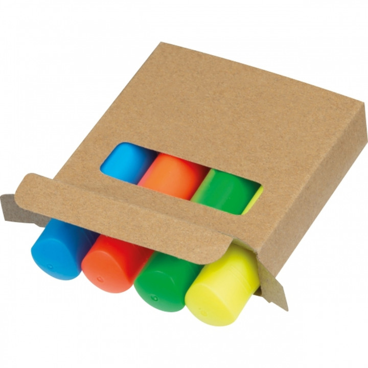 Mini zakreślacze 4 kolory SETH