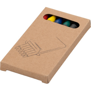 Kredki świecowe 6 kolorów AGOSTINO