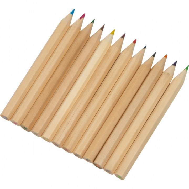 Kredki drewniane 12 kolorów ASHTON