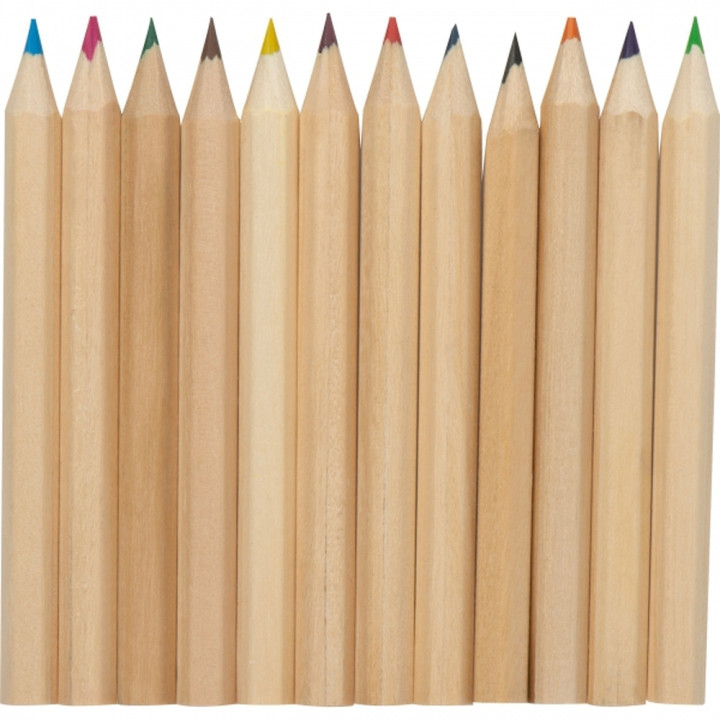 Kredki drewniane 12 kolorów ASHTON