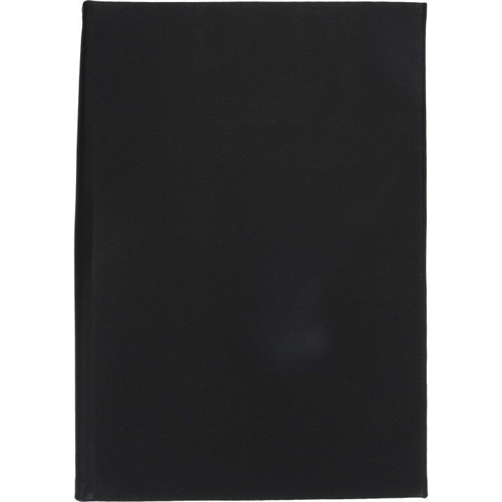 Notatnik A5 ze skóry z recyklingu, w linie z długopisem metalowym CrisMa MAGGIE