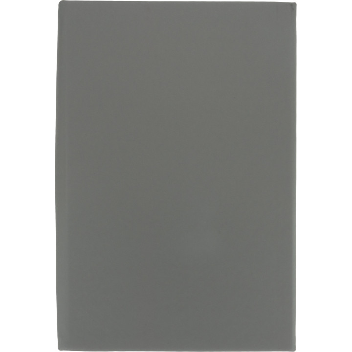 Notatnik A5 ze skóry z recyklingu, w linie z długopisem metalowym CrisMa MAGGIE