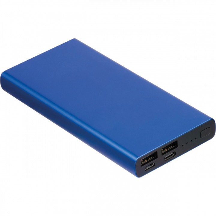 Power bank 10000 mAh z aluminium z recyklingu GIORGIA