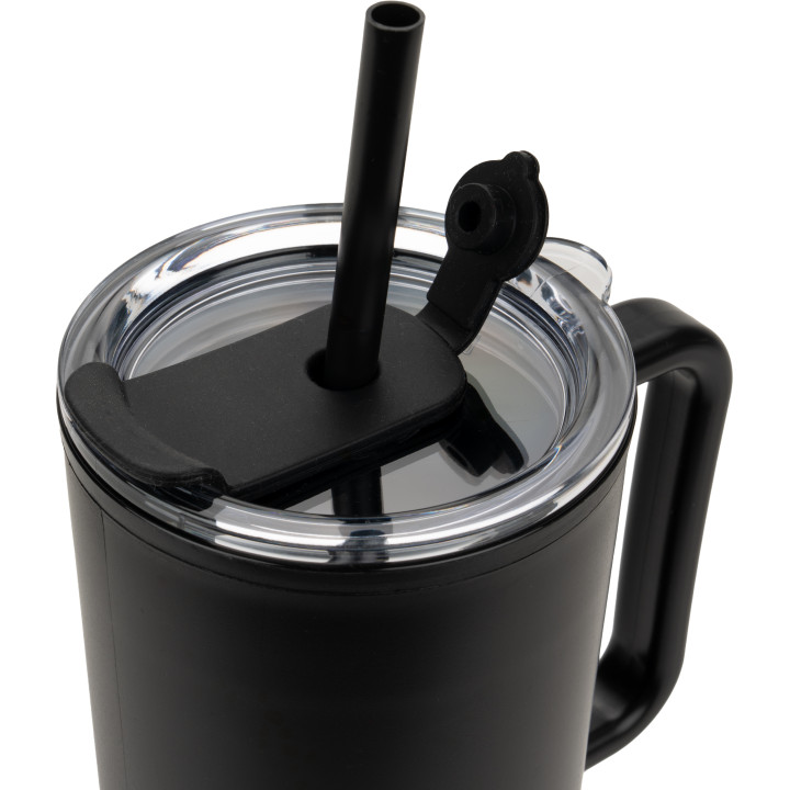 Kubek ze słomką XXL 1200 ml TEODORA