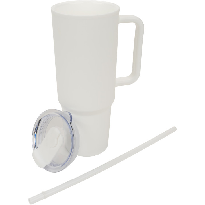 Kubek ze słomką XXL 1200 ml TEODORA