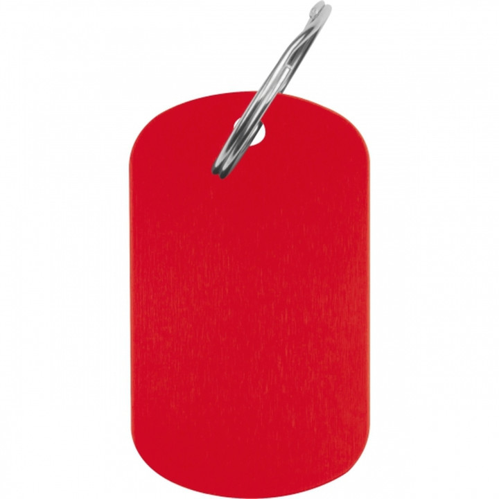 Brelok metalowy z aluminium z recyklingu LIESELOTTE