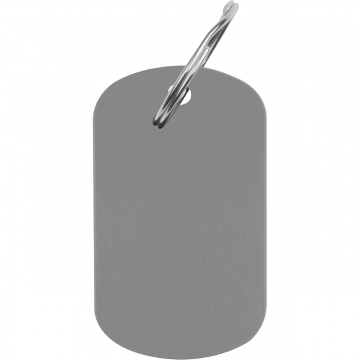 Brelok metalowy z aluminium z recyklingu LIESELOTTE