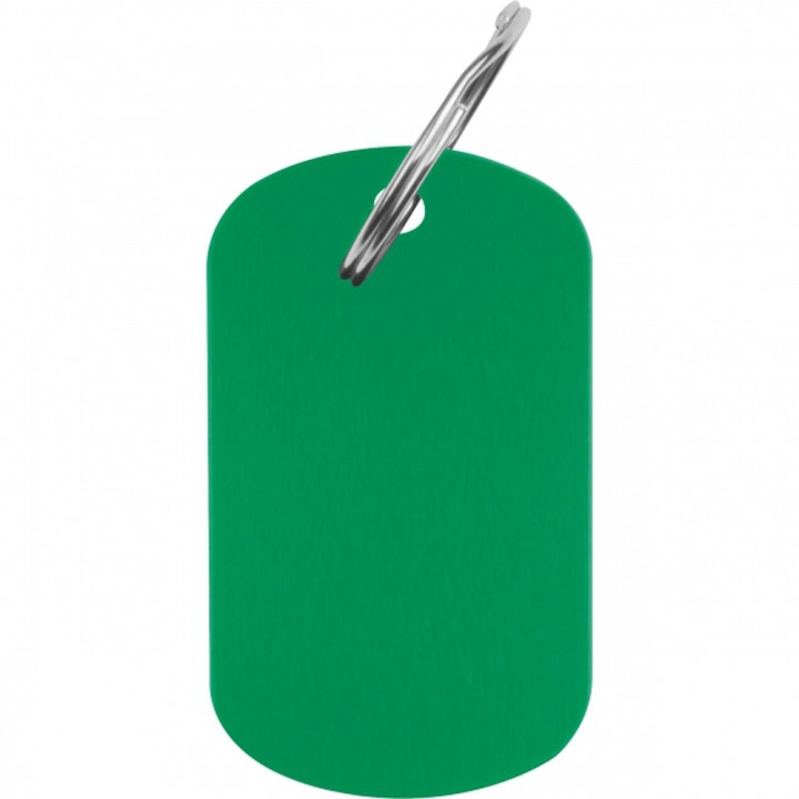 Brelok metalowy z aluminium z recyklingu LIESELOTTE