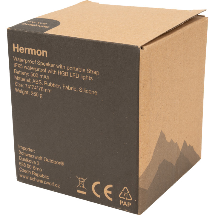 Głośnik bluetooth HERMON Schwarzwolf