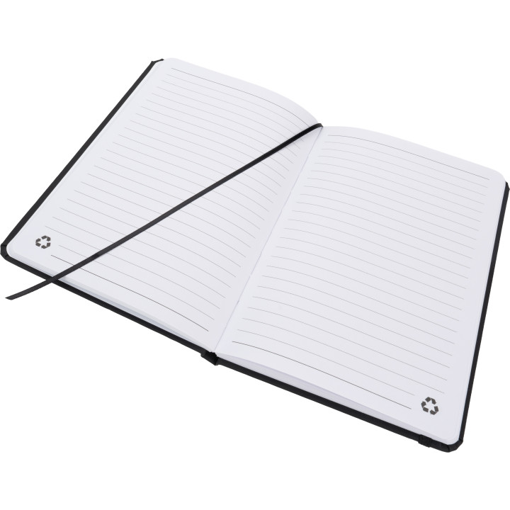 Notatnik A5 w linie z materiałów z recyklingu DOMINIK