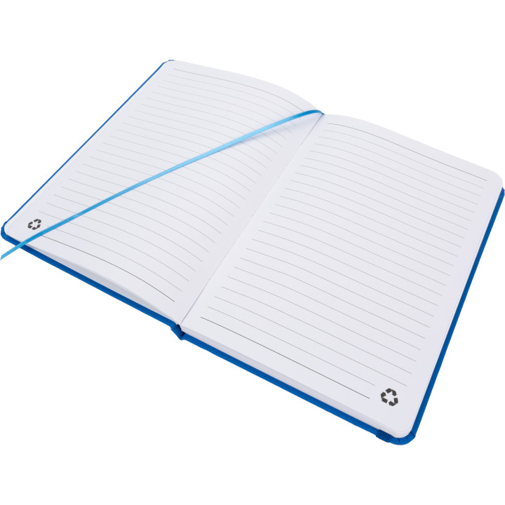 Notatnik A5 w linie z materiałów z recyklingu DOMINIK