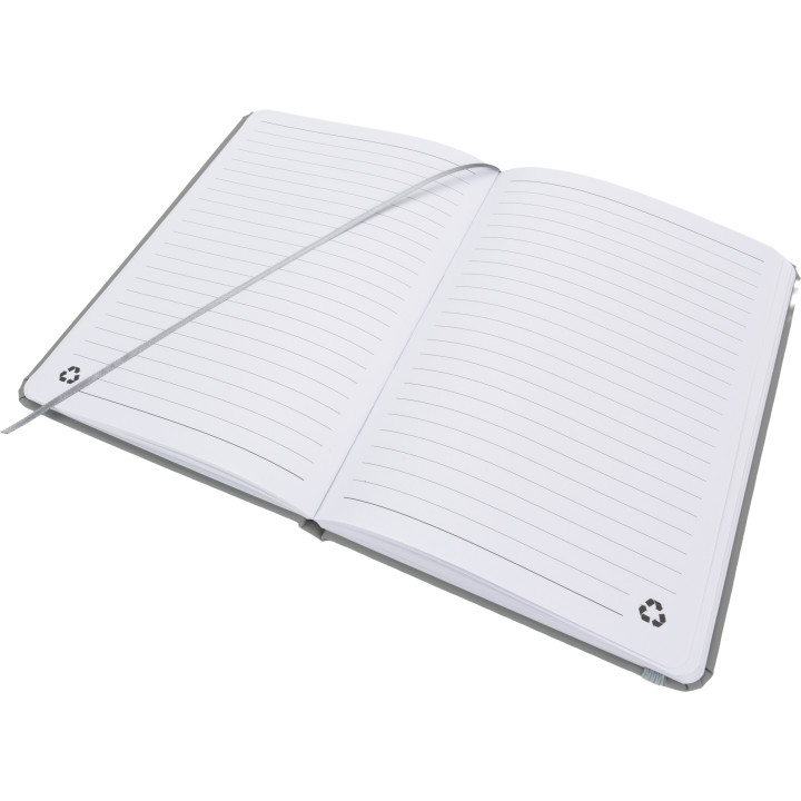 Notatnik A5 w linie z materiałów z recyklingu DOMINIK