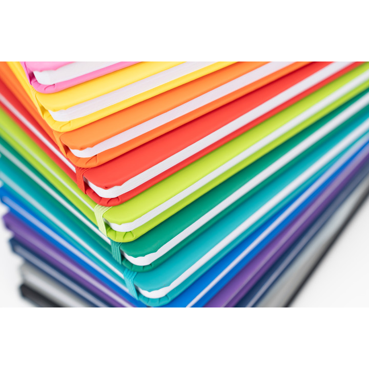 Notatnik A5 w linie z materiałów z recyklingu DOMINIK