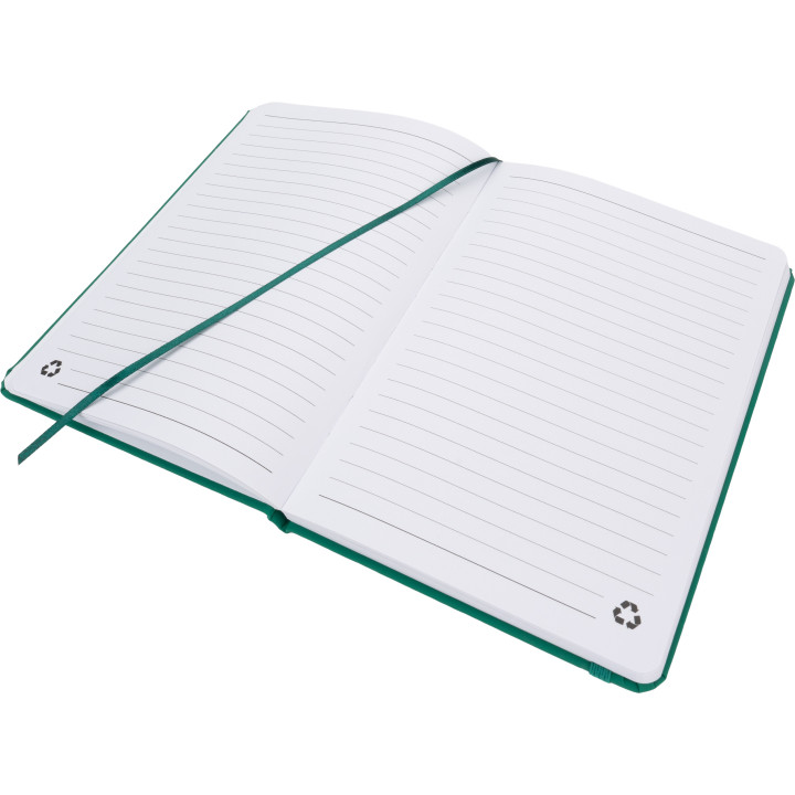 Notatnik A5 w linie z materiałów z recyklingu DOMINIK