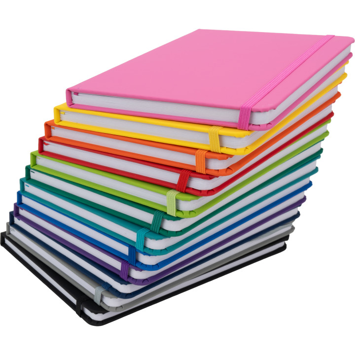 Notatnik A5 w linie z materiałów z recyklingu DOMINIK